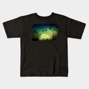 released to moonlight Kids T-Shirt